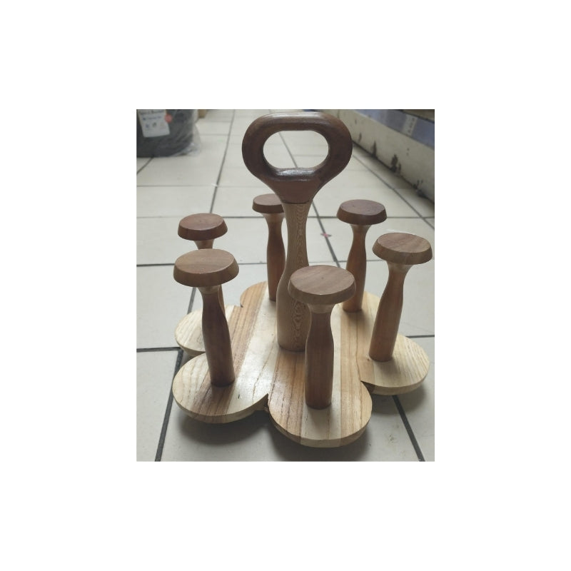 Wooden Glass Holder