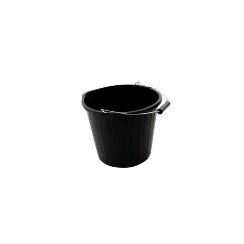 Plastic Bath Bucket Black