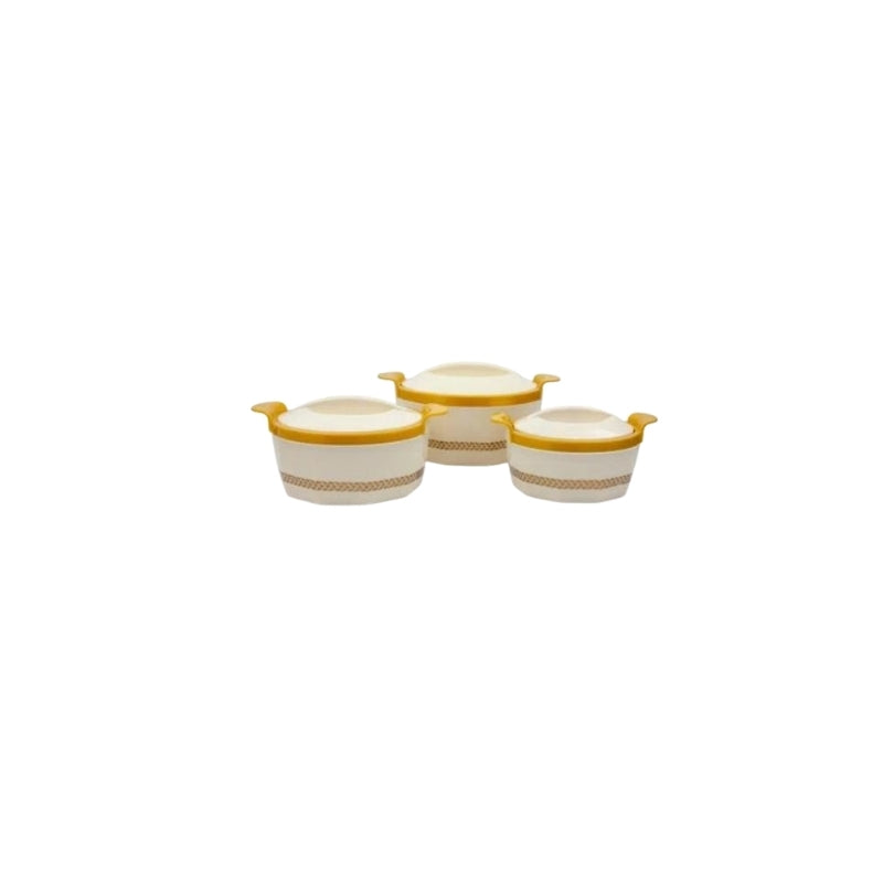 SQ Professional Fionna Insulated Hot Pot 3 Piece Set Cream