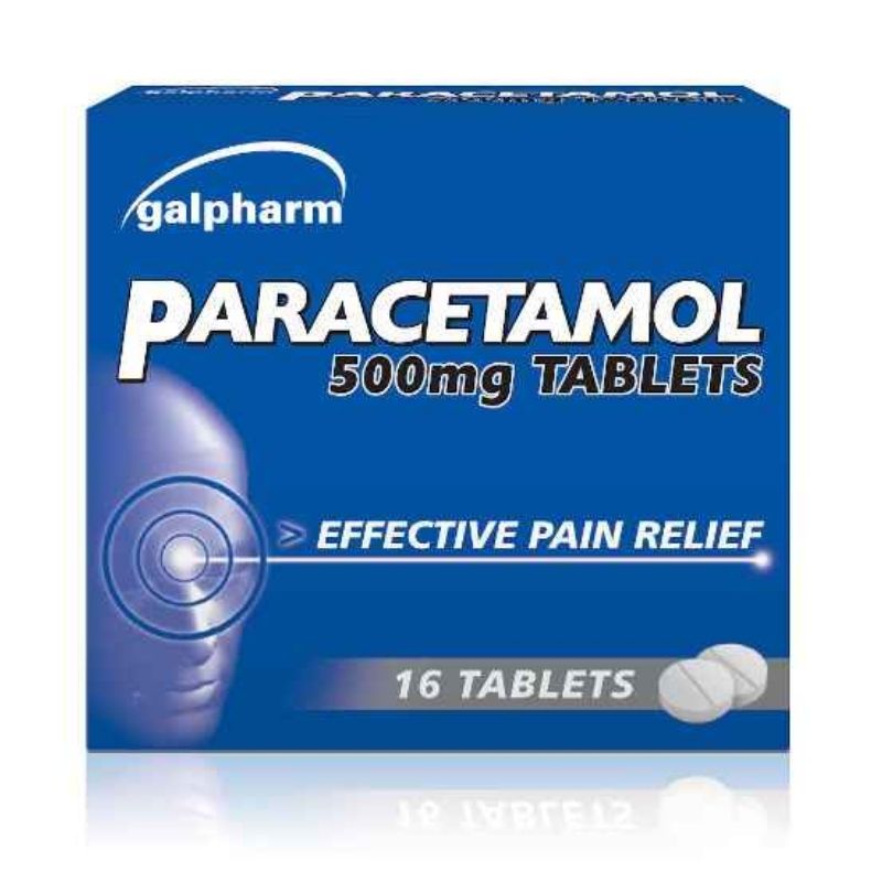 Galpharm Paracetamol 500MG Tablets - 16count