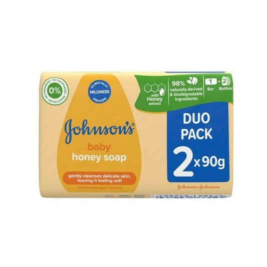 Johnsons Baby Honey Soap - 2pcs