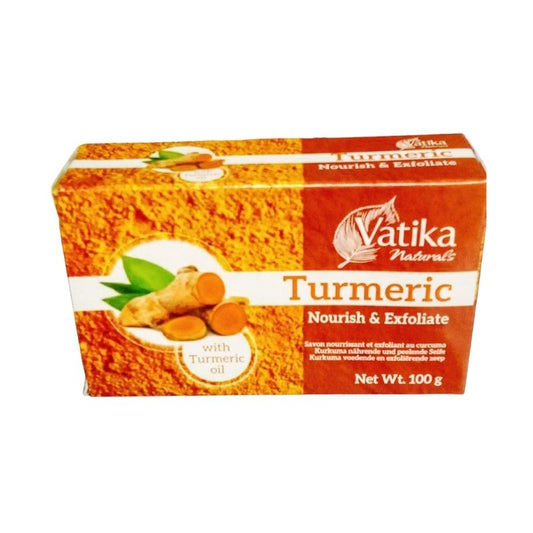 Vatika Turmeric Nourish & Exfoliate Soap - 100g