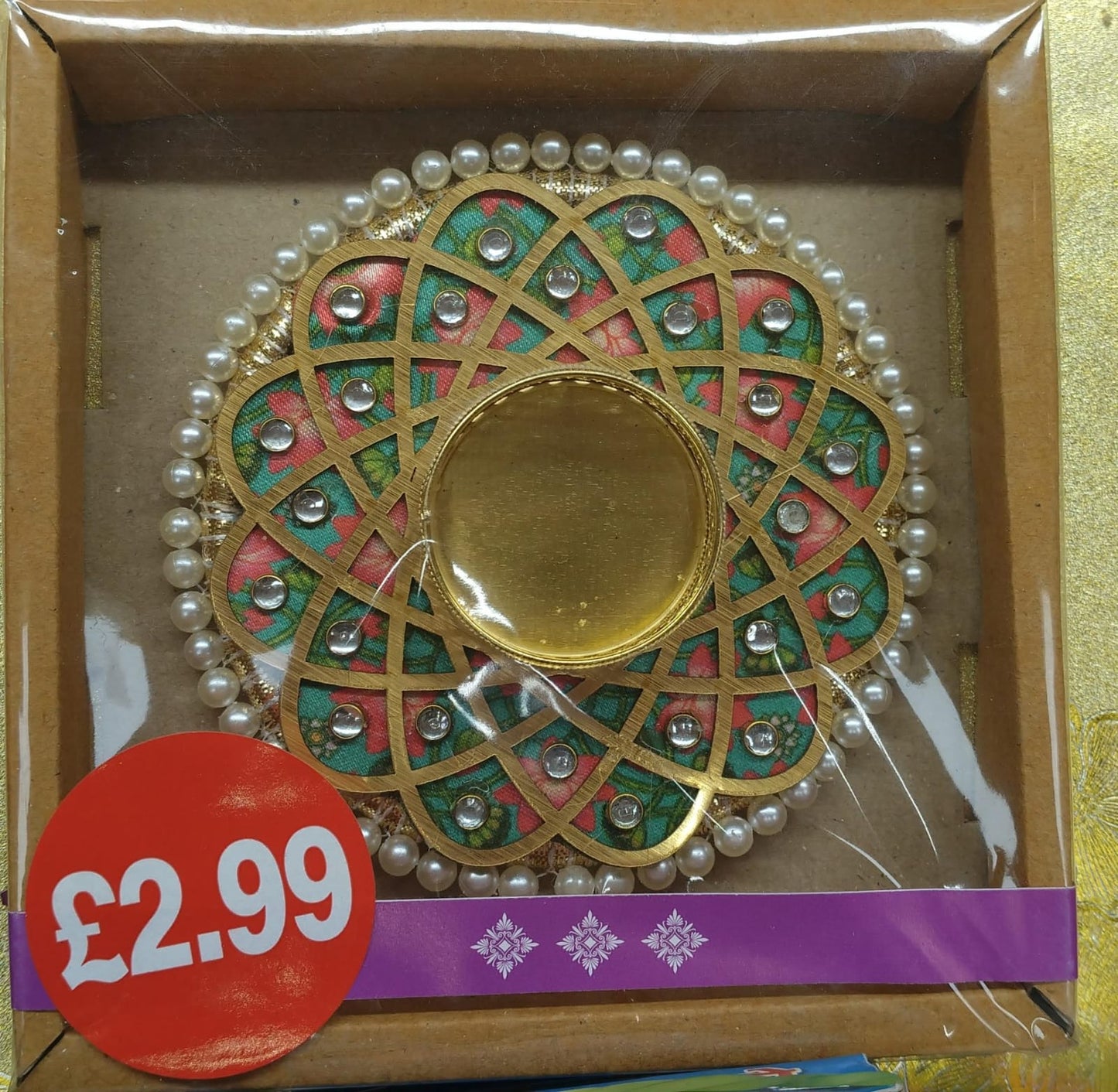 Decorative tealight holder(round shape)