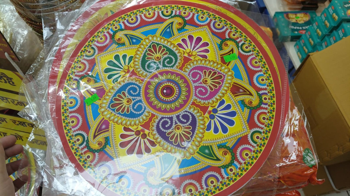 Rangoli Sticker Round