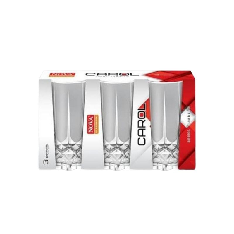Noval Carol Water Glasses Pack of 3