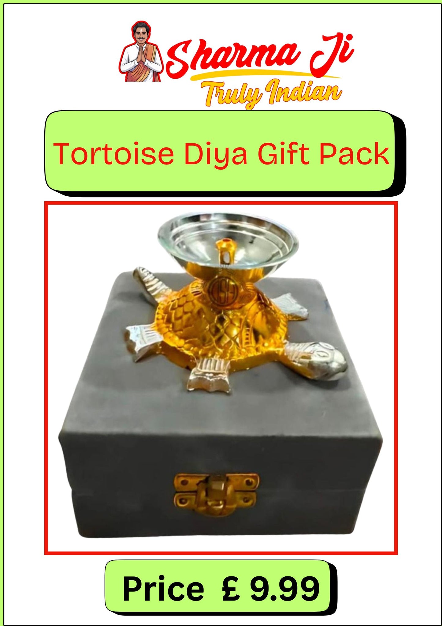 Tortoise Diya Gift pack