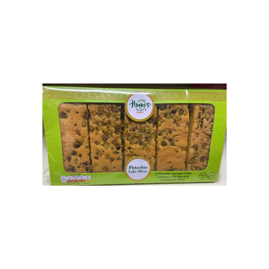 Humi's Pistachio Cake Slices
