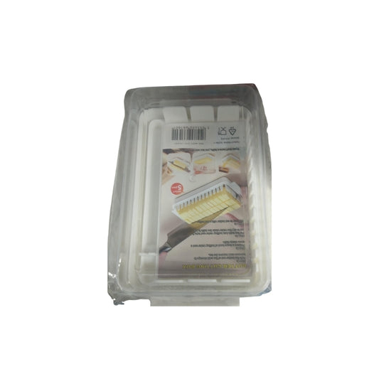 Plastic butter cutting and storage box