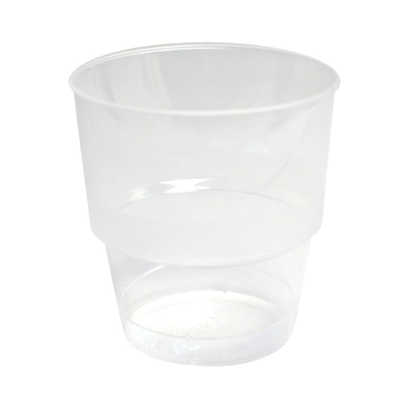 Clear Tumblers 8oz Rigid Hygenic - 40pcs
