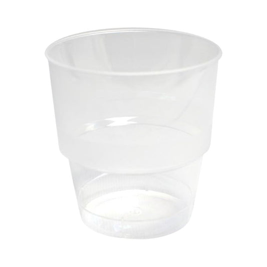 Clear Tumblers 8oz Rigid Hygenic - 40pcs