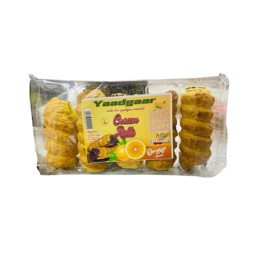 Yaadgaar Cream Roll Orange - 5pcs