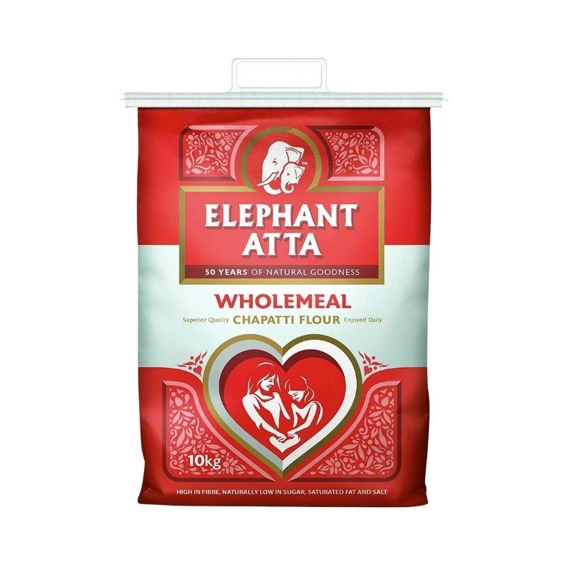 Elephant Atta Wholemeal Chapatti Flour - 10kg