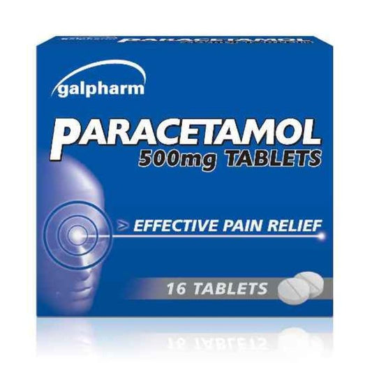 Galpharm Paracetamol  500MG Tablets - 16count