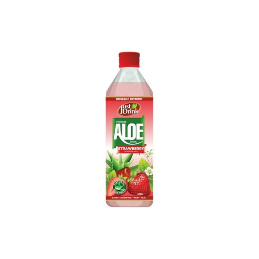Just Drink Aloe Drink Strawberry  with Aloe Pulp