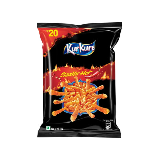 Kurkure Sizzlin Hot - 1 pkd