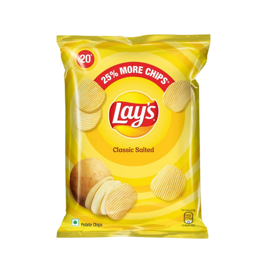 Lays Classic Salted = 1 pkd