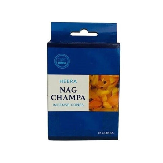 Heera Nag Champa Incense Cone - 1pkd