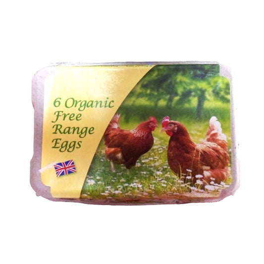 Organic Free Range Eggs - 6pcs