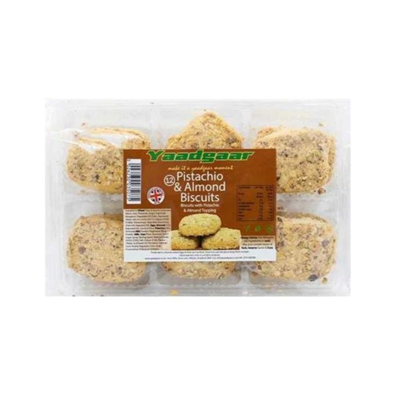 Yaadgaar Pistachio And Almond Biscuit - 12pcs