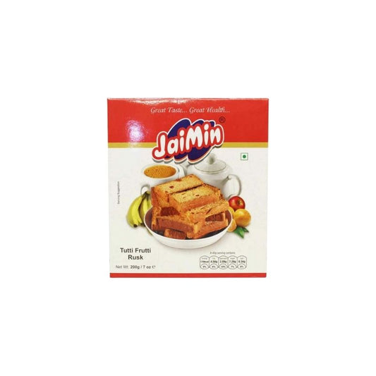 Jaimin Tutti Frutti Rusk - 200g