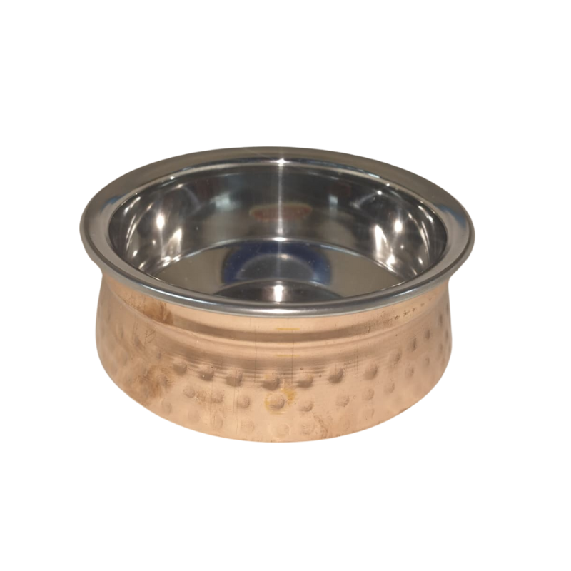 Copper Coated Stainless Steel Serving Bowl