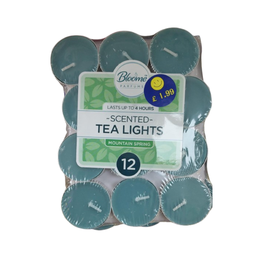 Scented Tealights(Mountain Spring)