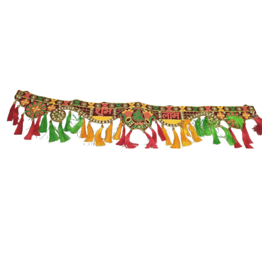 Shubh Labh Toran with Tassles (multicolour)