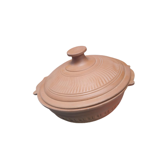 Earthen Clay Handi with Lid