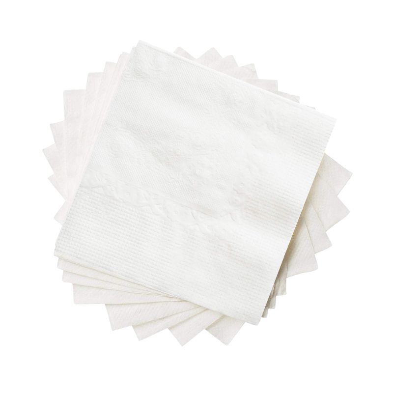 White Napkins - 100pcs