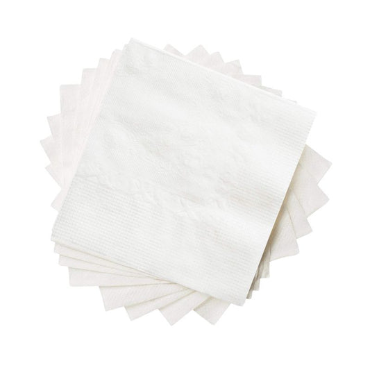 White Napkins - 100pcs