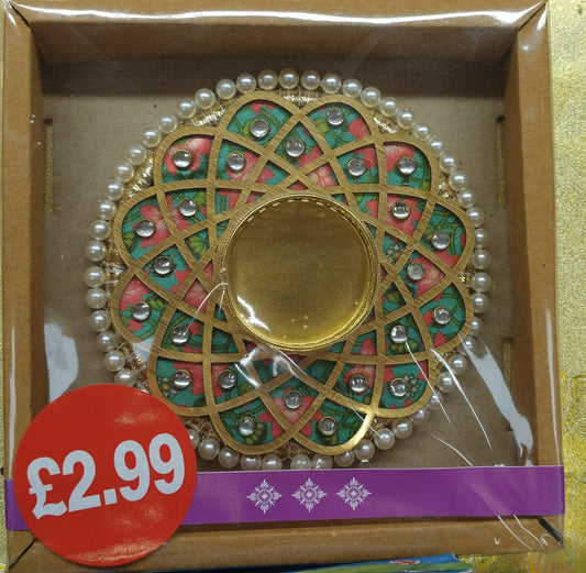 Decorative tealight holder(round shape)