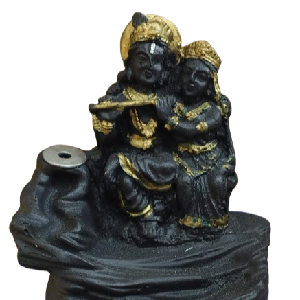 Lord Radha Krishna Smoky Fountain with Incense Cones