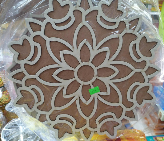Decorative Rangoli Round Design (3 styles)
