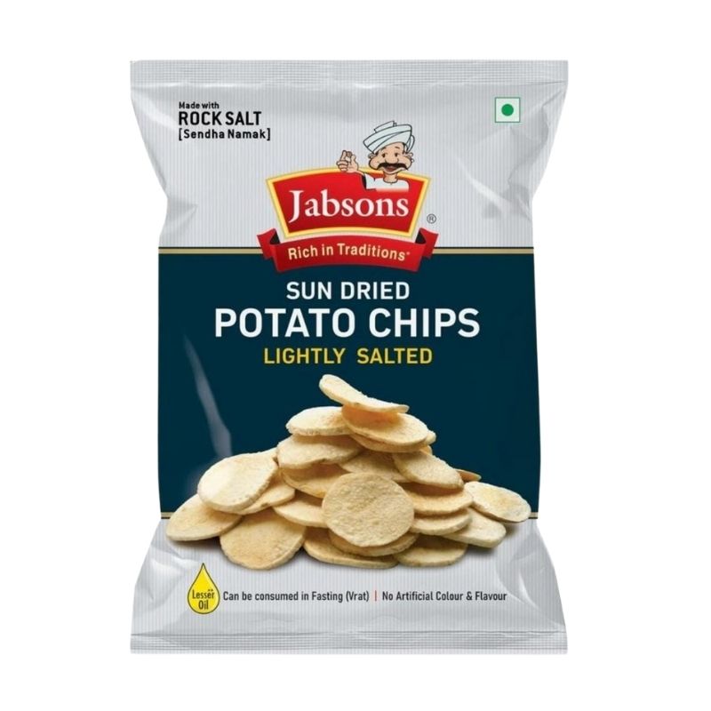 Jabsons Sun Dried Potato Chips Lightly Salted