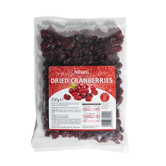 Niharti Dried Cranberries 250 g